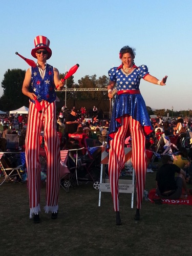 4th of July Stilts